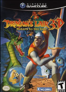 Dragon's Lair 3D - Return to the Lair box cover front